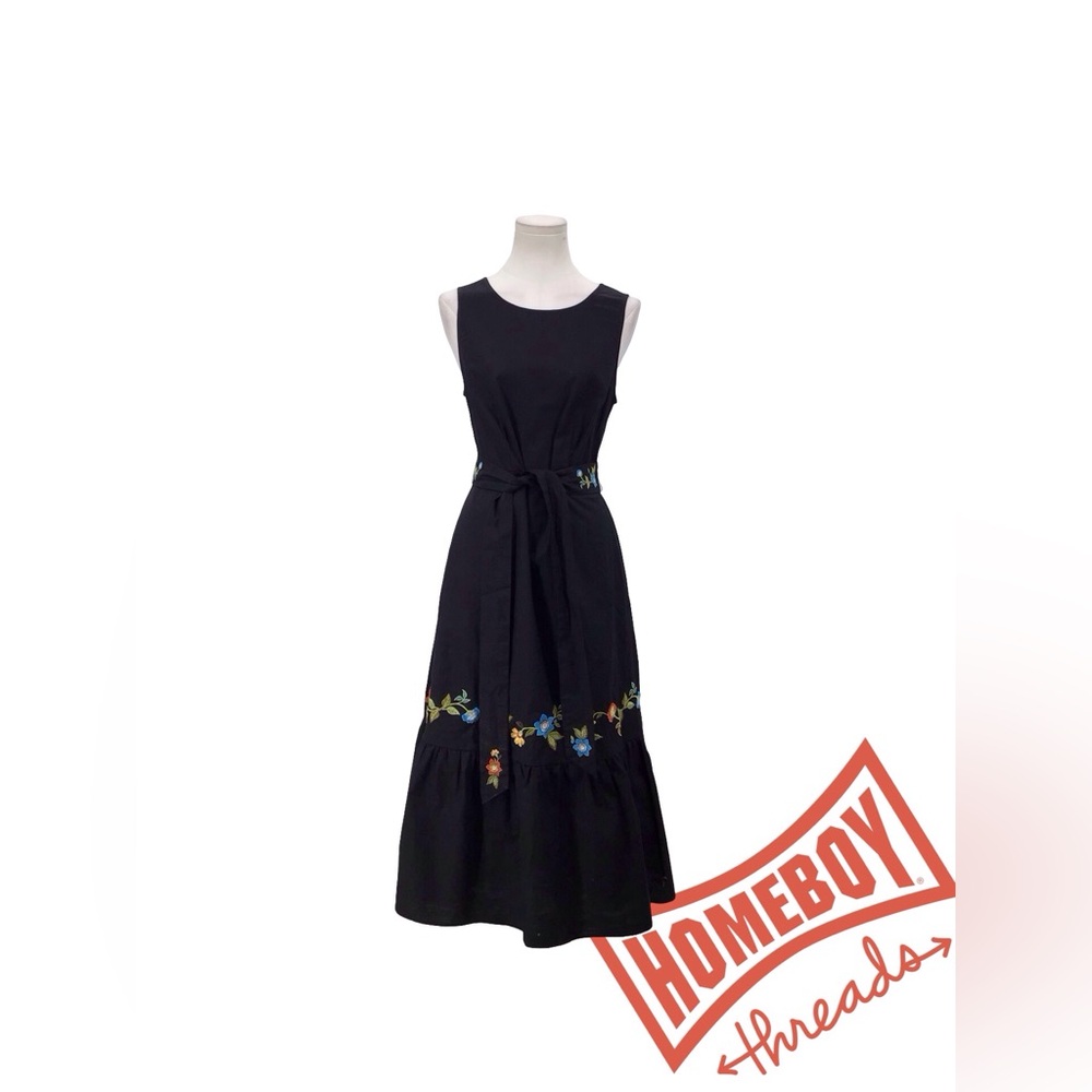 Princess Highway Blue Embellished Pleated Midi Sundress size 8